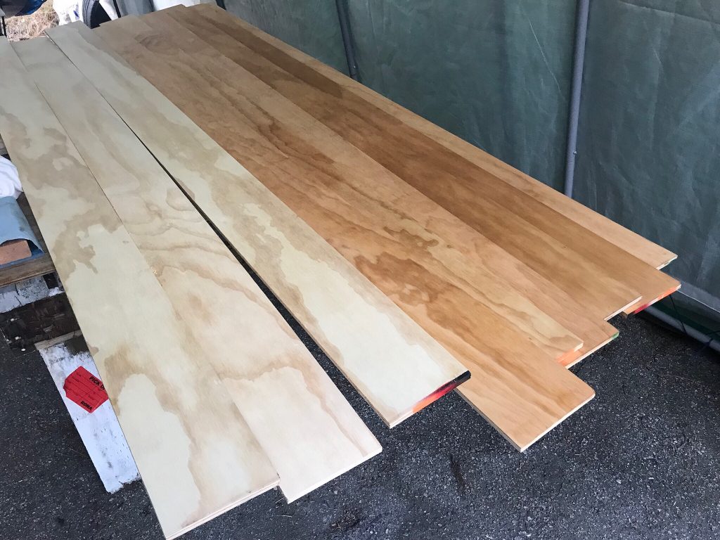 Plywood Plank Floor